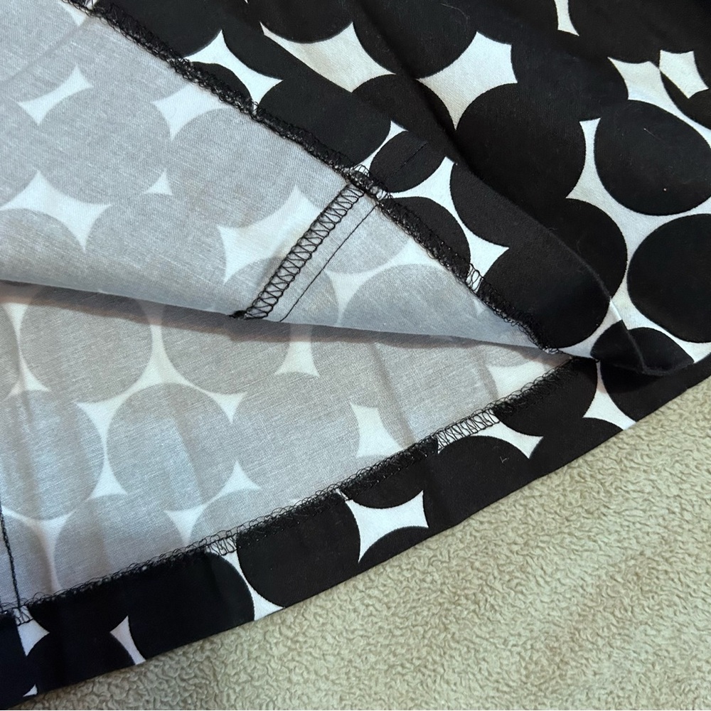 Jones Wear Black and White Polka Dot Fit and Flare Sleeveless Sundress - Picture 7 of 12